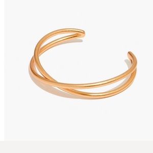 Madewell crossover cuff bracelet